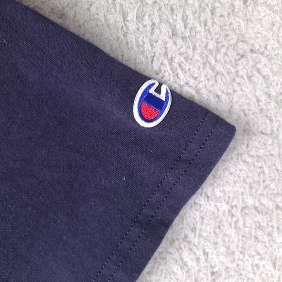 Oakwood University T-Shirt Adult Small Blue Champion Short Sleeve Cotton - Picture 3 of 11